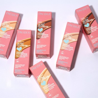 Pacifica Ultra CC Cream Radiant Foundation Warm/Light 1 fl oz - Imperfect Box