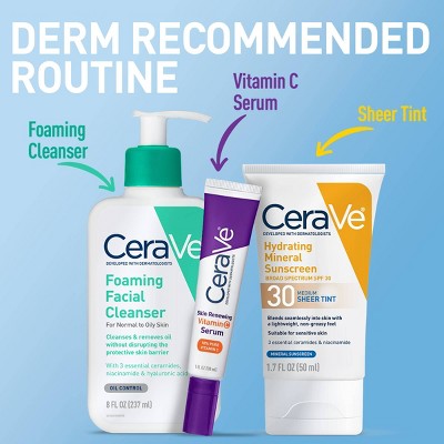 CeraVe Hydrating Mineral Tinted Face Lotion SPF 30 Deep EXP 12/2026 1.7 fl oz - Imperfect Box