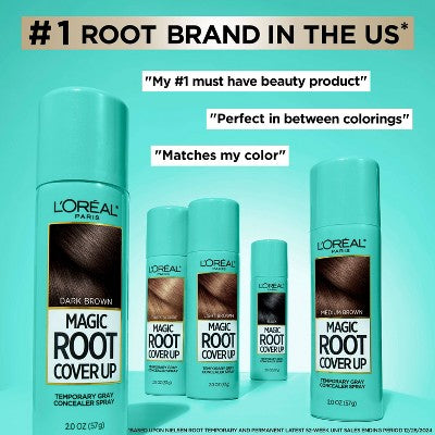 L'Oreal Paris Magic Root Cover Up Systems Light Golden Brown 2.0oz - Imperfect Container