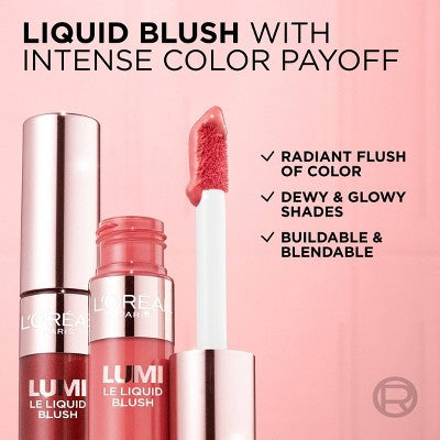 L'Oreal Paris True Match Lumi Le Liquid Blush for Cheeks Dewy Worth It 0.33 fl oz - New