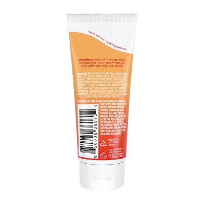 Lume Whole Body Women's Invisible Cream Tube Deodorant Clean Tangerine Scent 2.2oz - Imperfect Container