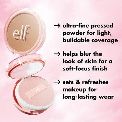 e.l.f. Halo Glow Powder Filter Foundation Medium Warm 0.35oz - Imperfect Box