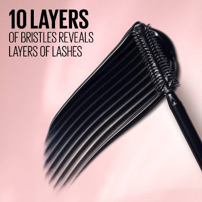 Maybelline Lash Sensational Lengthening Mascara Washable Midnight Black 0.32 fl oz - New