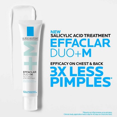 La Roche Posay Effaclar Duo + M Multi Target Acne Treatment Travel Size 1.35 fl oz - Imperfect Box