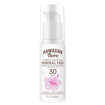 Hawaiian Tropic Mineral Sun Milk Tint Face SPF 30 1.7 fl oz - Imperfect Box