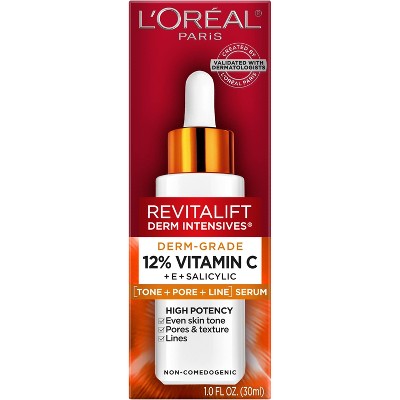 L'Oreal Paris Revitalift 12% Vitamin C + E + Salicylic Serum 1 fl oz - Missing Box
