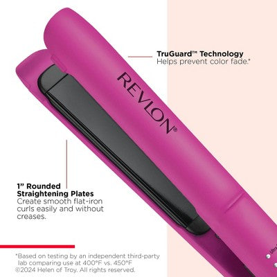 Revlon Easy Heat Precision Hair Flat Iron 1" - New