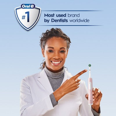 Oral-B Pro 1000 Electric Power Rechargeable Battery Toothbrush Pink - Imperfect Box