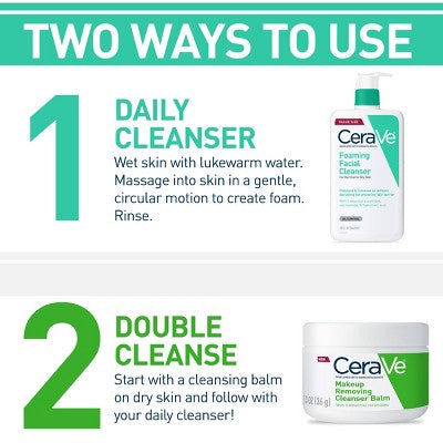 CeraVe Foaming Face Wash with Hyaluronic Acid and Niacinamide 12 fl oz - New