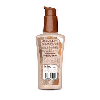 AMBI Even and Clear Daily Facial Moisturizer SPF 30 3.5 fl oz - Imperfect Container