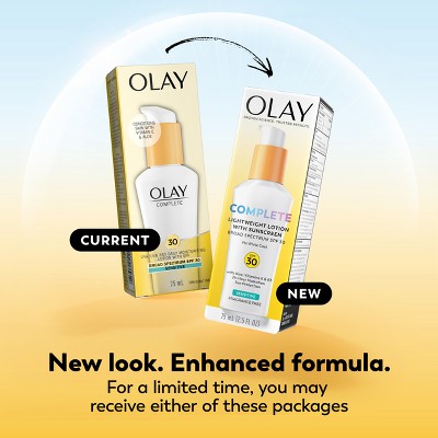 Olay Complete Lotion Moisturizer Sensitive Skin SPF 30 2.5 fl oz - Missing Box