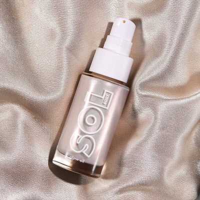 SOL Body x ColourPop Body Glitter Glow Oil Mini Moonstone 0.88 fl oz - Missing Box