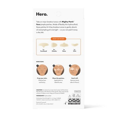 Hero Mighty Patch Face 5ct - Missing Box