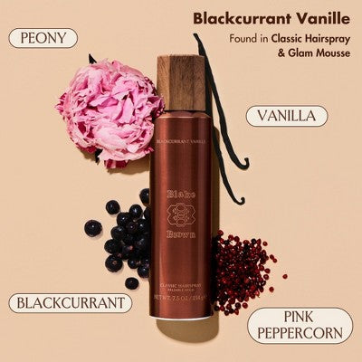 Blake Brown Classic Hairspray Blackcurrant Vanille Vanilla Floral Fragrance 7.5fl oz - Missing Lid