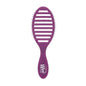 Wet Brush Speed Dry Detangler Hair Brush for Quick Heat Drying Frost Purple - Imperfect Box
