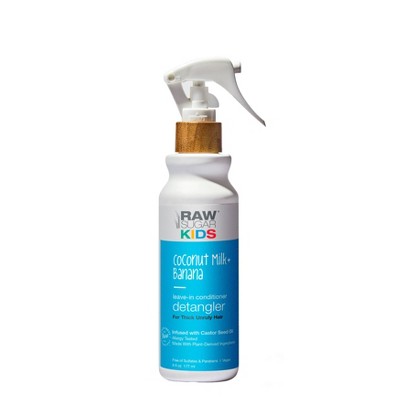 Raw Sugar Kids Leave-In Conditioning Detangler Coconut Milk + Banana 6 fl oz - New