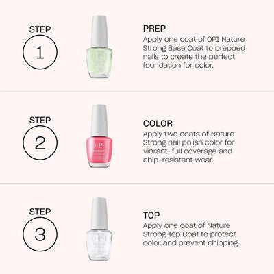 OPI Nature Strong Nail Polish Onyx Skies 0.5 fl oz - New