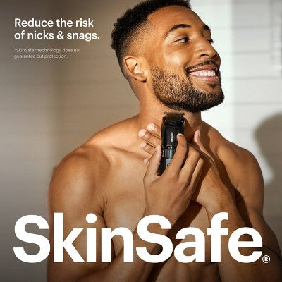 MANSCAPED The Beard Hedger SkinSafe Cordless Beard Trimmer, Waterproof Clippers for Facial Hair Shaving - Imperfect Box