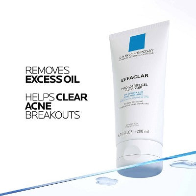 La Roche Posay Effaclar Acne Face Cleanser Medicated Gel 6.76 fl oz - New