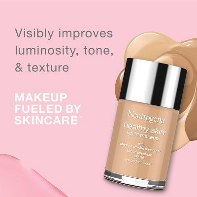 Neutrogena Healthy Skin Liquid Makeup Foundation 80 Medium Beige - Imperfect Container