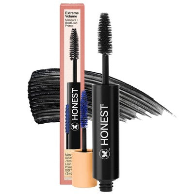 Honest Beauty Extreme Volume Mascara + Bold Lash Primer Black 0.27 fl oz - Missing Box