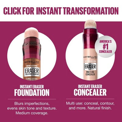 Maybelline Instant Age Rewind Treatment Foundation Makeup SPF 18 340 0.68 fl oz - Imperfect Container