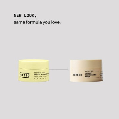 Versed Doctors Visit Instant Resurfacing Mask 1.7 fl oz - IMPERFECT BOX
