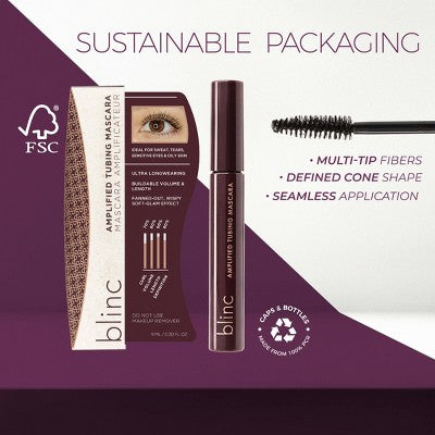 Blinc Cosmetics Amplified Tubing Mascara Black 0.3 fl oz - Imperfect Box