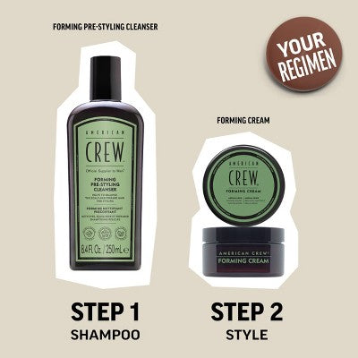 American Crew Men's Medium Hold and Medium Shine  Forming Gel Cream 3oz - New