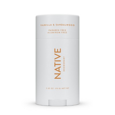 Native Solid Deodorant for Men & Women Vanilla & Sandalwood 2.65oz - Imperfect Container