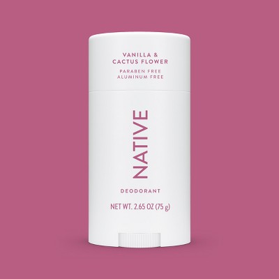 Native Solid Deodorant for Women & Men - Vanilla & Cactus Flower 2.65oz - Imperfect Container
