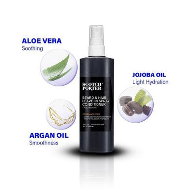 Scotch Porter Leave In Beard Conditioner Spray 8 fl oz - Missing Lid