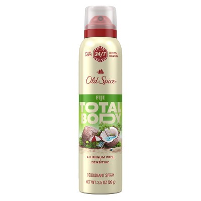 Old Spice Whole Body Spray Deodorant for Men Fiji 3.5oz - Missing Lid