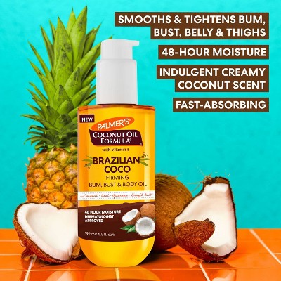 Palmer's Brazilian Coco Firming Oil 6.5 fl oz - Imperfect Container