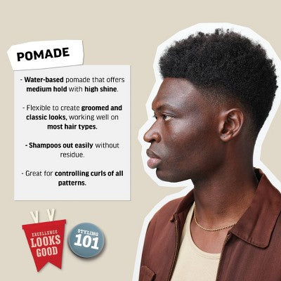 American Crew Men's Medium Hold; High Shine Hair Pomade Gel 3oz - New