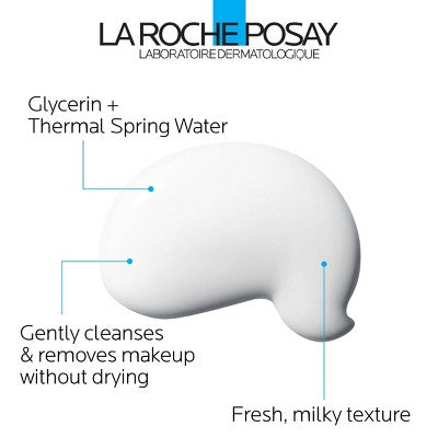 La Roche Posay Toleriane Dermo Milky Facial Makeup Remover Unscented 6.76 fl oz - Imperfect Container