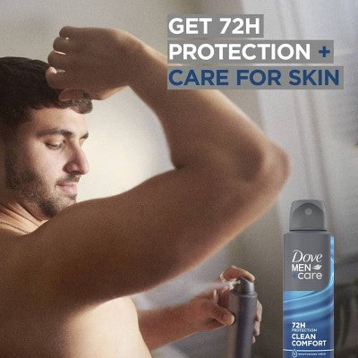 Dove Men+Care 72-Hour Dry Spray  3.8oz/2ct - New