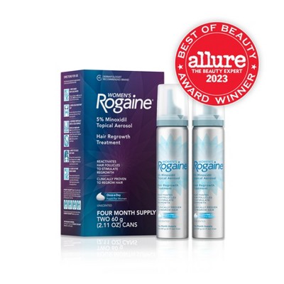 Women's Rogaine 5% Minoxidil Foam for Hair Thinning and Loss 2.11oz - Imperfect Box
