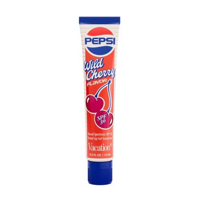 Vacation x PEPSI Tinted Lip Gel SPF 30 Wild Cherry Pepsi 0.5 fl oz - Imperfect Box