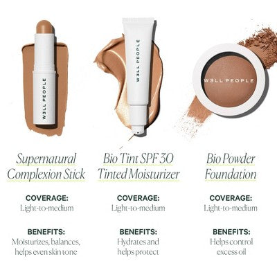 Well People Supernatural Complexion Stick Foundation & Concealer 14 Fair Neutral 0.28oz - Imperfect Box