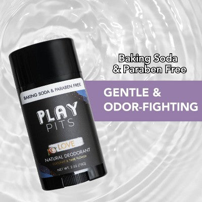 Play Pits LOVE Solid Deodorant 2.65oz - Imperfect Container