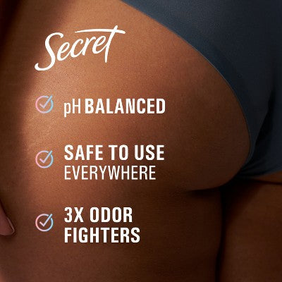 Secret Whole Body Deodorant Spray Peach & Vanilla 3.5oz - Imperfect Container