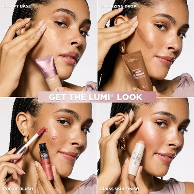 L'Oreal Paris Lumi Le Glow Tint Liquid Skin Tint 420 Neutral 0.84 fl oz - Imperfect Container