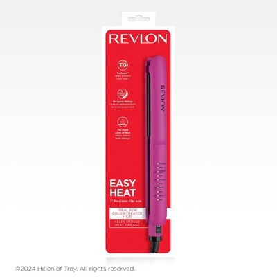 Revlon Easy Heat Precision Hair Flat Iron 1" - New