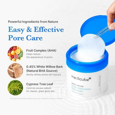 medicube Zero Pore Pad Korean Skincare 5.46oz/70ct - Missing Box