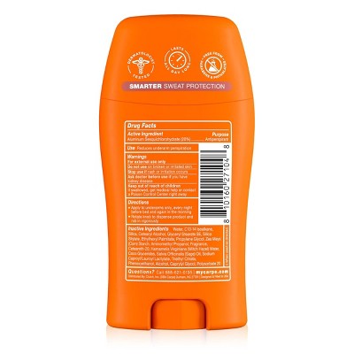 Carpe Men's 100H Sweat & Odor Control Antiperspirant Deodorant Amber Dusk 1.76oz - Imperfect Container
