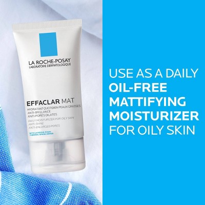 La Roche Posay Effaclar Mat Anti-Shine Face Moisturizer for Oily Skin 1.35oz - Missing Box