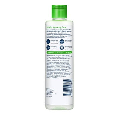 CeraVe Hydrating Toner Facial Toner for Normal to Dry Skin 6.8 fl oz - Small Amount Missing