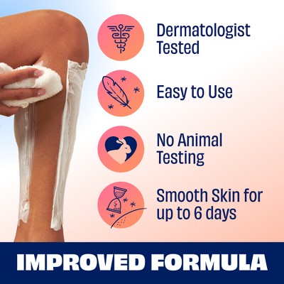 Nair Hair Removal Cream - Coconut Oil 12oz - Imperfect Container