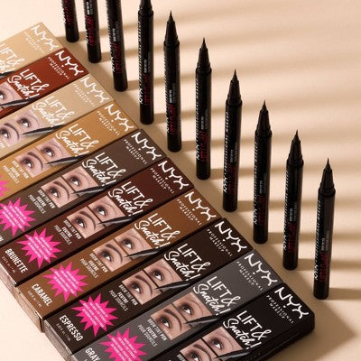 NYX Professional Makeup Lift N Snatch! Brow Tint Pen Black 0.03 fl oz - Imperfect Box
